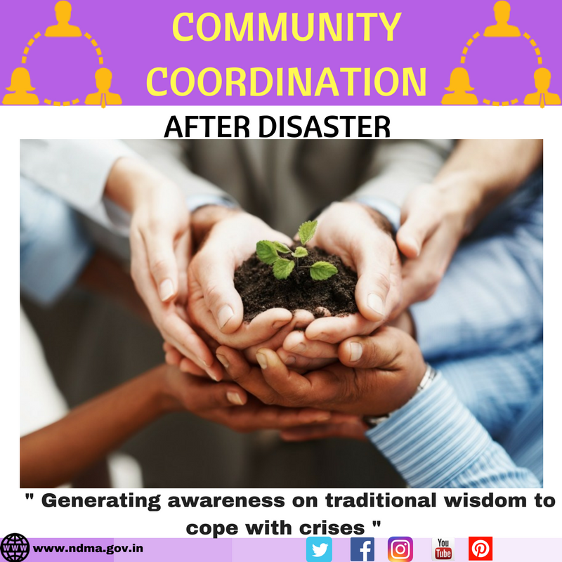Generating awareness on traditional wisdom to cope with  crises